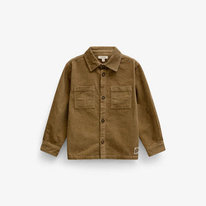 Corduroy Patch Pocket Overshirt - Kids - Khaki | 101539 Reed