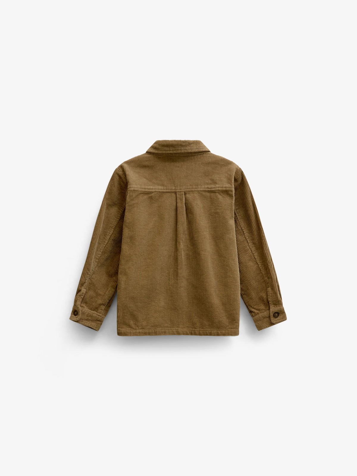 Corduroy Patch Pocket Overshirt - Kids - Khaki | 101539 Reed