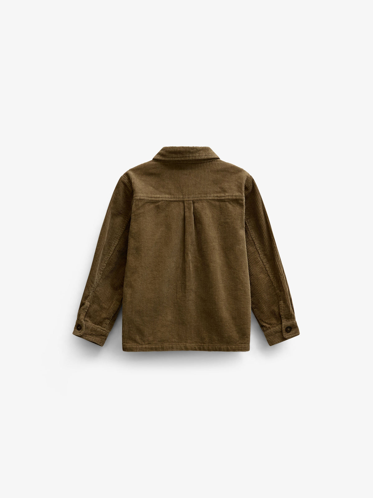 Corduroy Patch Pocket Overshirt - Tween - Khaki | 101540 Reed
