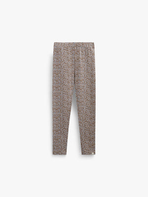 Printed Jersey Leggings - Tween - Blue/Brown | 101550 Heidi