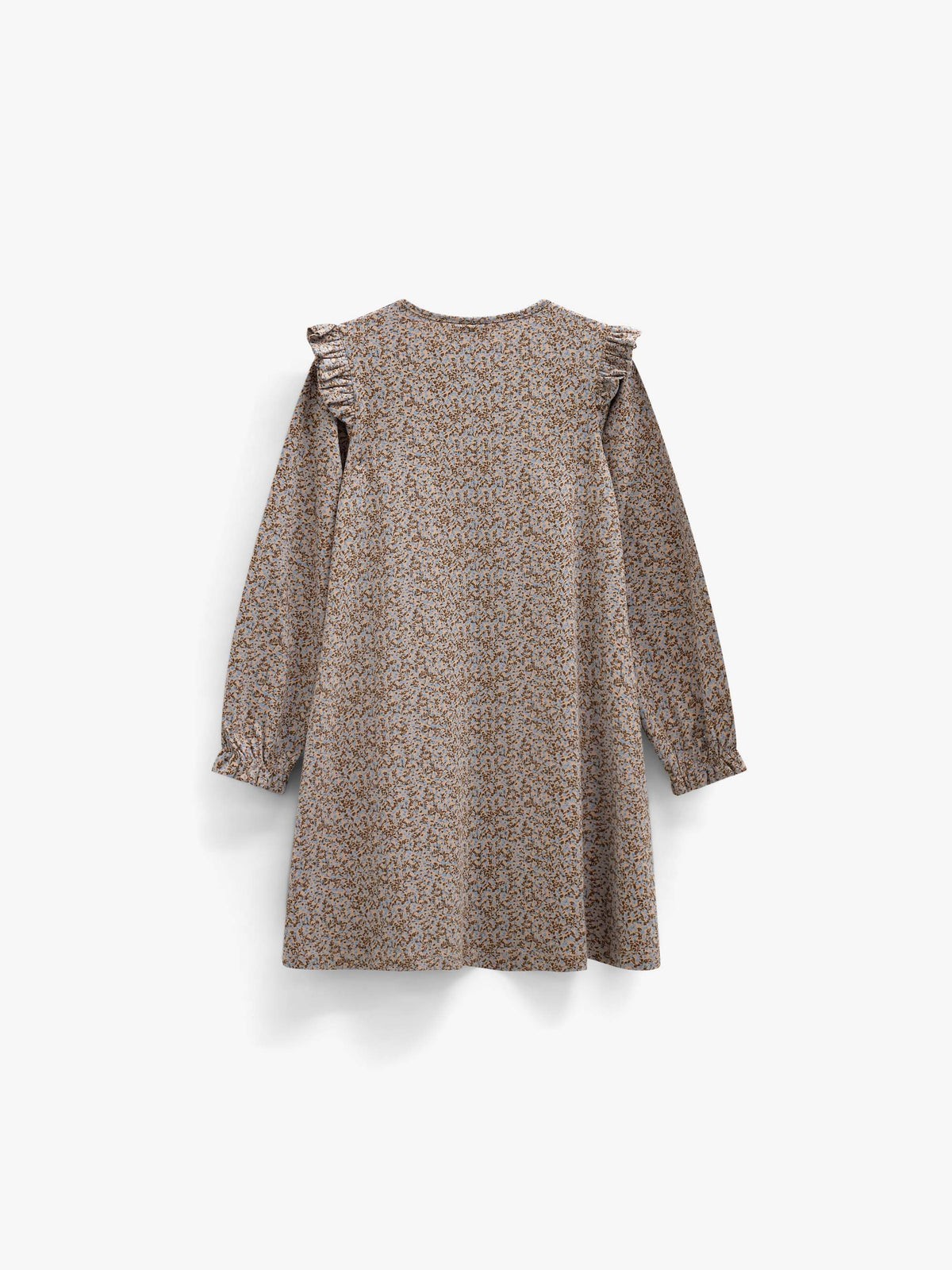 Printed Jersey Dress - Tween - Blue/Brown | 101554 Heidi