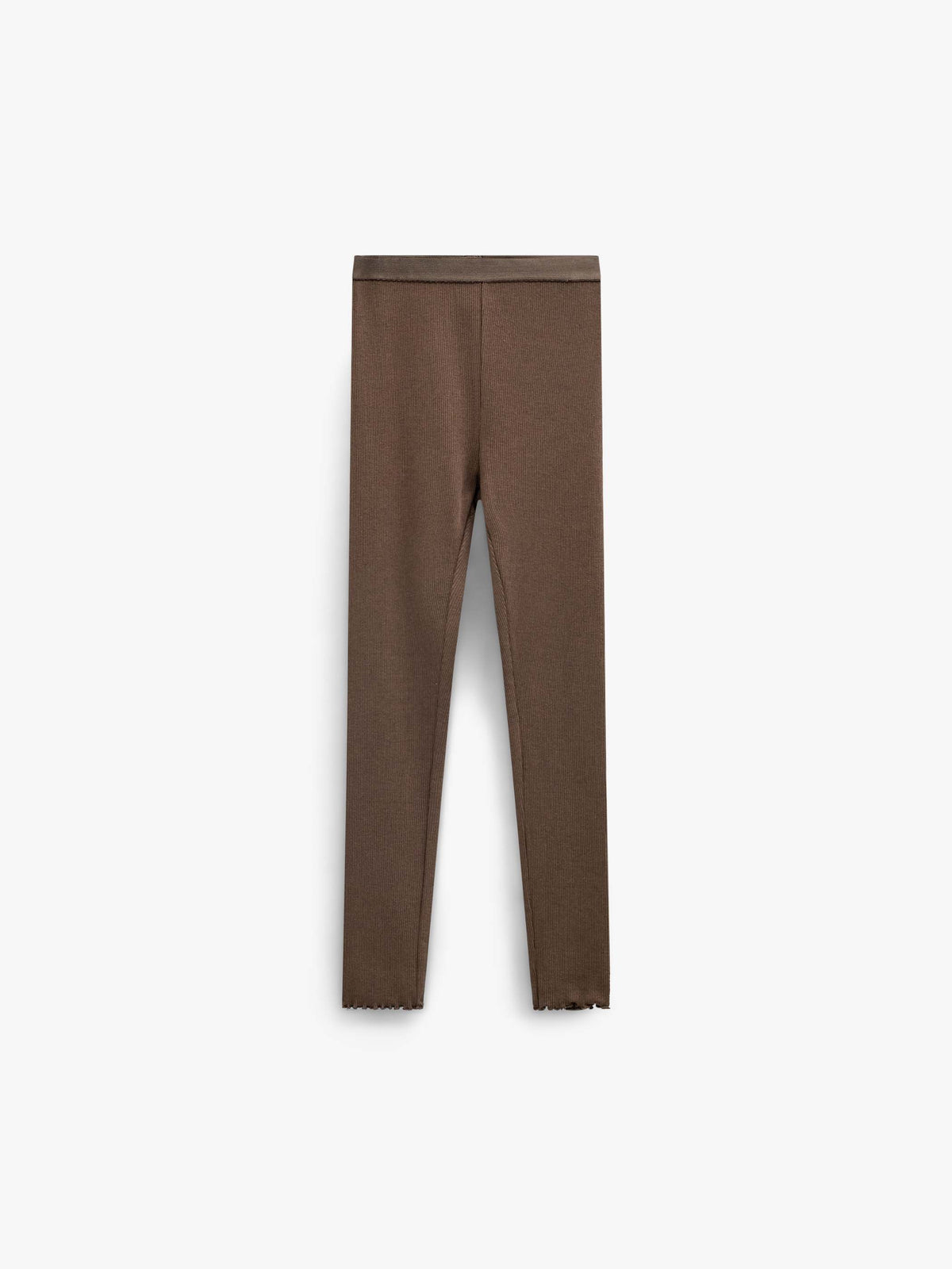 Ribbed Modal-Blend Leggings - Kids - Brown | 101565 Lottie