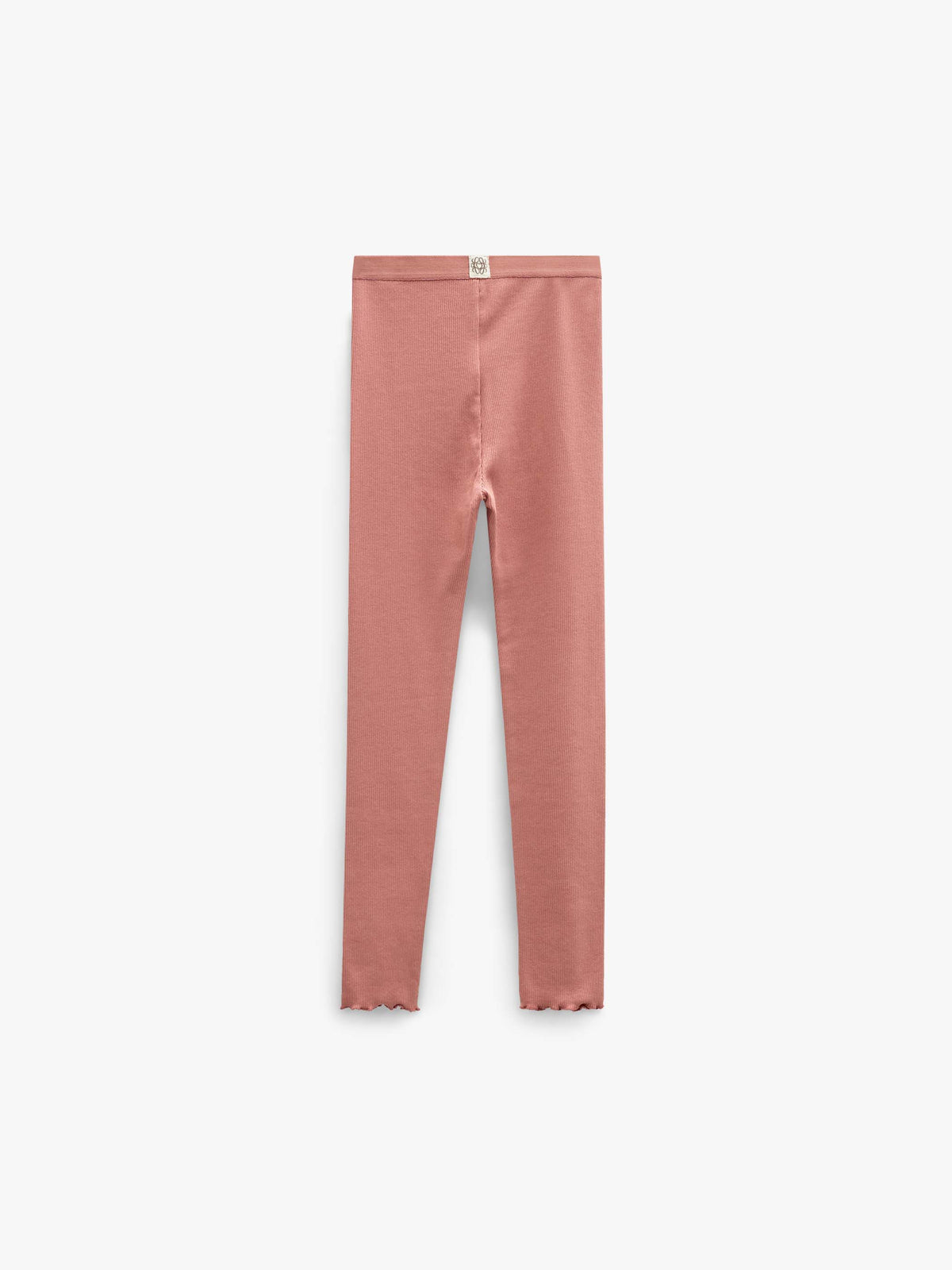 Ribbed Modal-Blend Leggings - Kids - Dusty Rose | 101567 Lottie