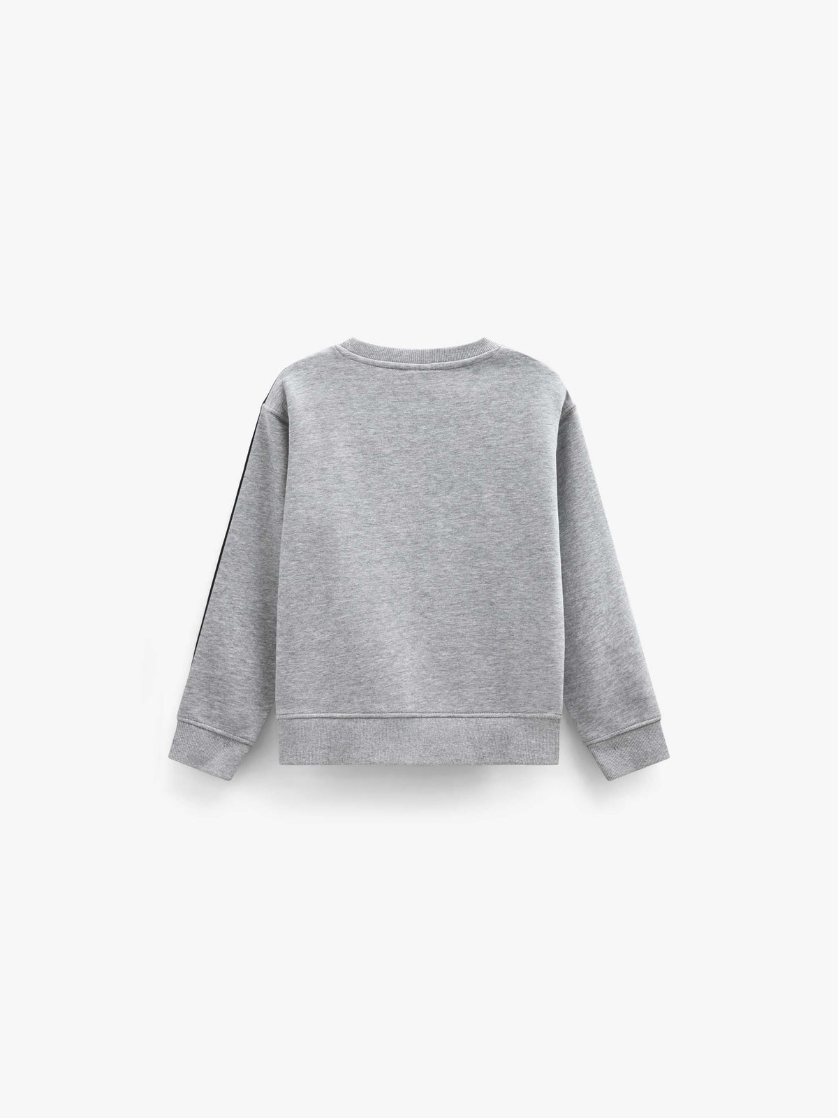 Smiley Crew Neck Sweatshirt - Kids - Grey Melange | 101577 Andrew