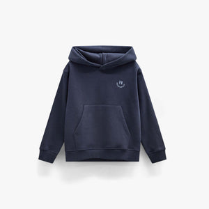 Smiley Hoodie - Kids - Navy | 101579 Andrew
