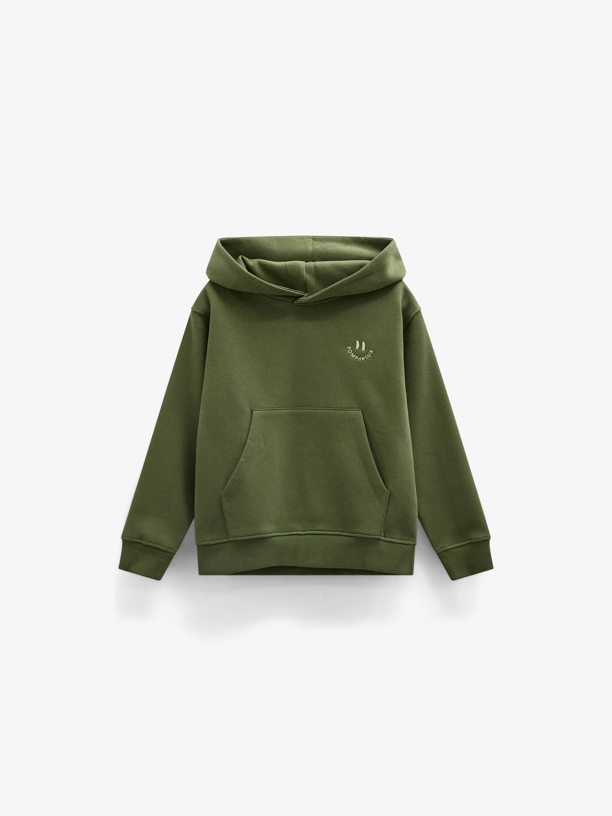 Smiley Hoodie - Kids - Moss Green | 101581 Andrew