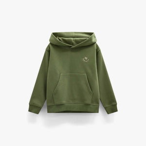 Smiley Hoodie - Tween - Moss Green | 101582 Andrew