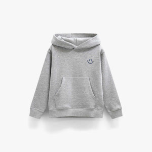 Smiley Hoodie - Tween - Grey Melange | 101584 Andrew