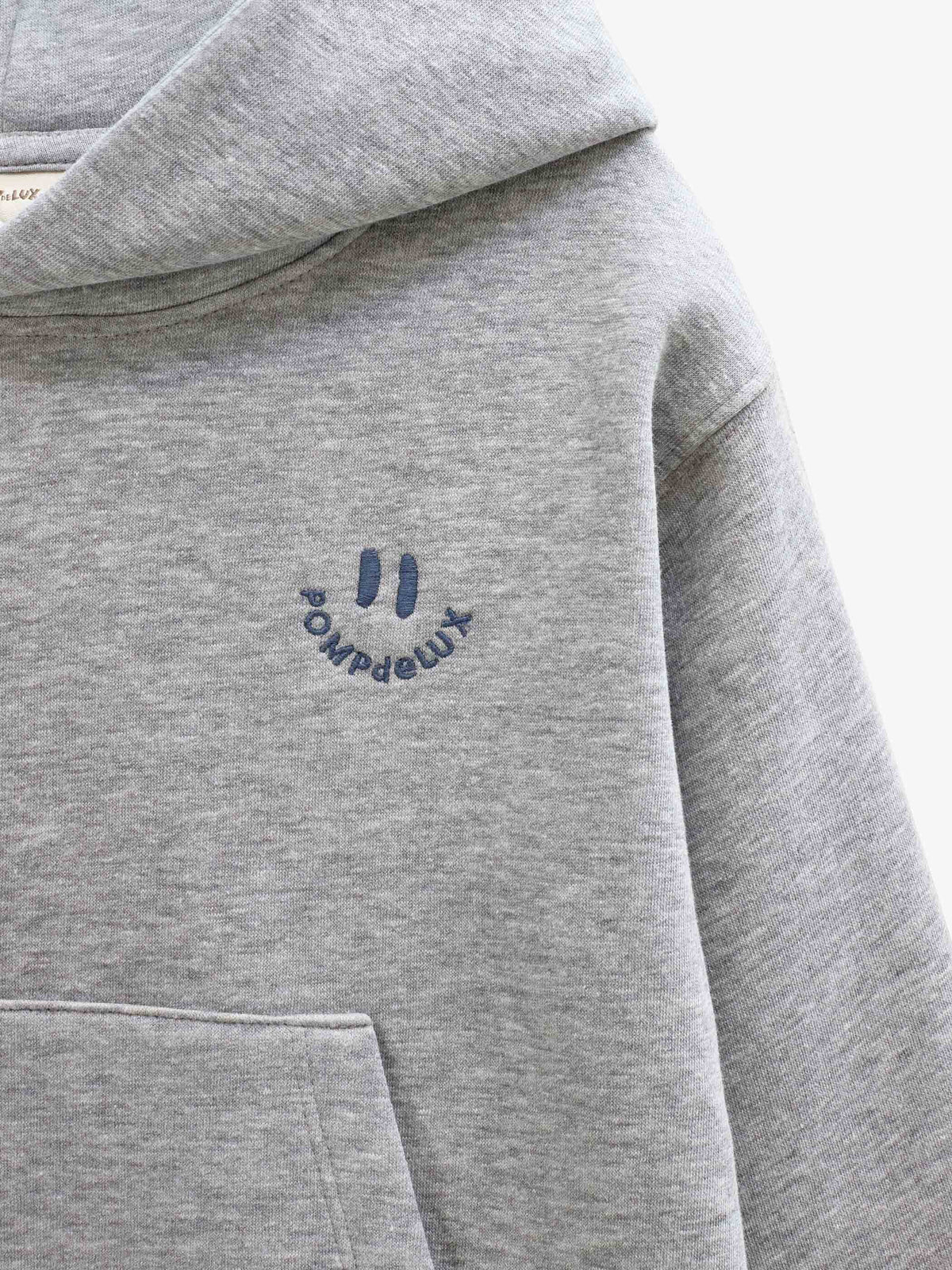 Smiley Hoodie - Tween - Grey Melange | 101584 Andrew