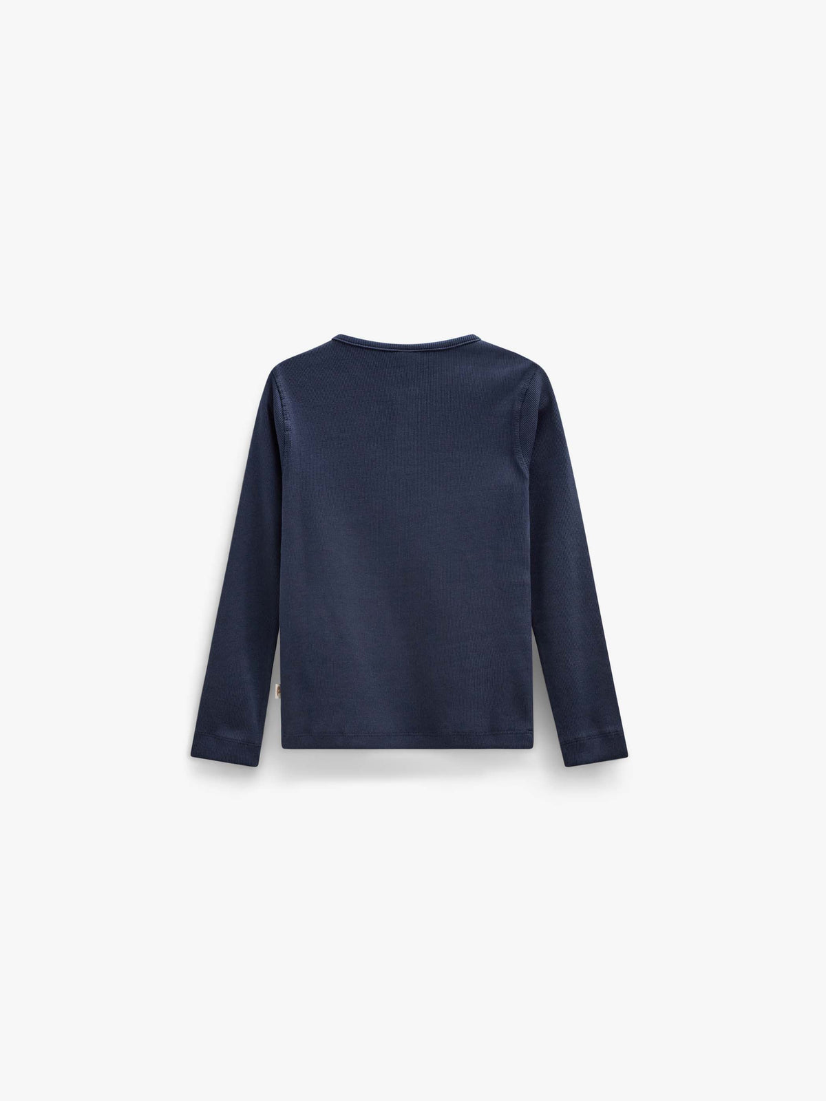 Ribbed Long-Sleeve Henley T-Shirt - Tween - Navy | 101592 Conrad