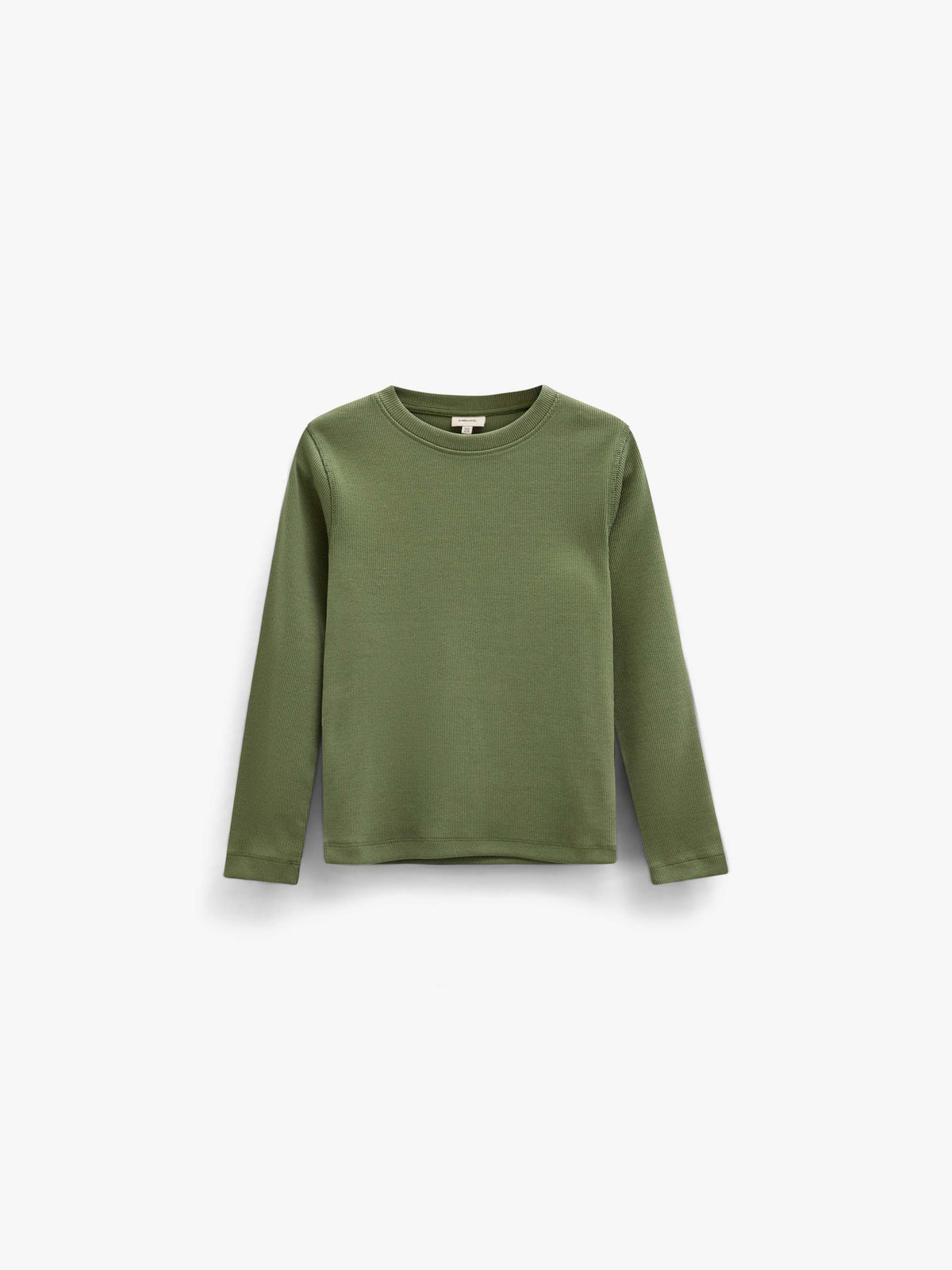 Ribbed Long-Sleeve T-Shirt - Kids - Moss Green | 101599 Conrad