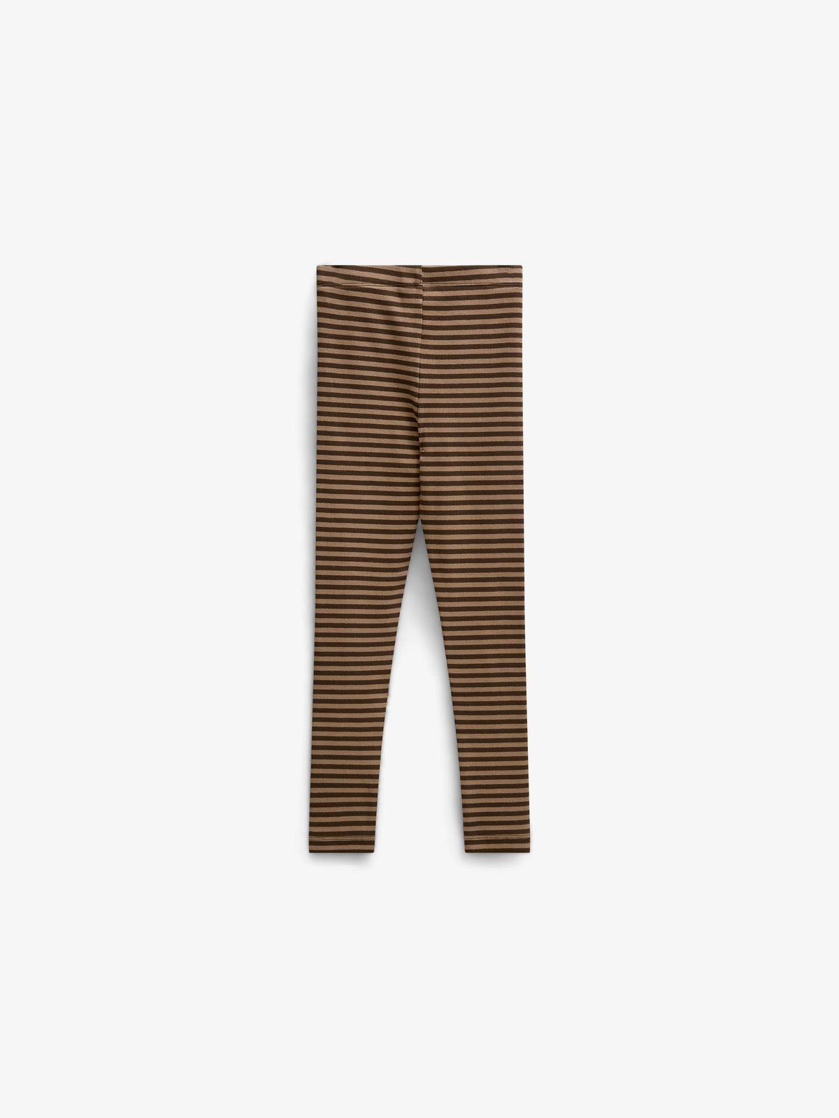 Striped Rib Leggings - Kids - Brown/Light Brown | 101610 Gloria