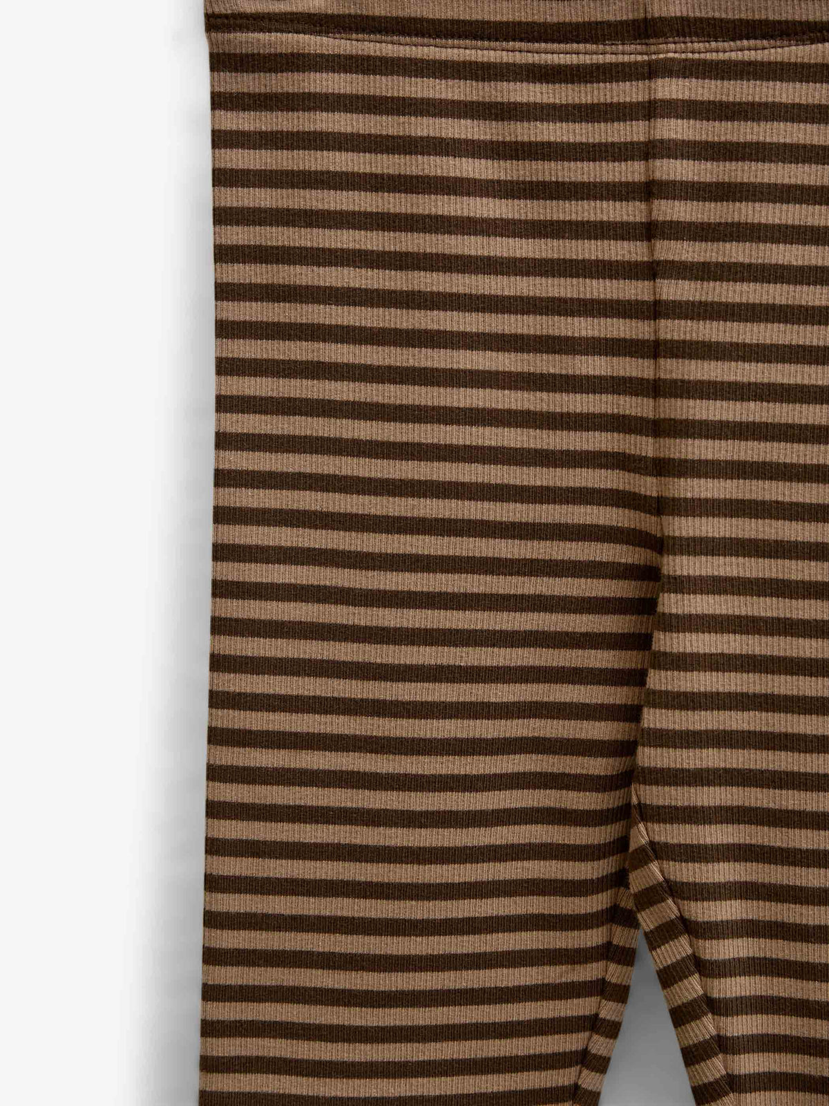 Striped Rib Leggings - Kids - Brown/Light Brown | 101610 Gloria