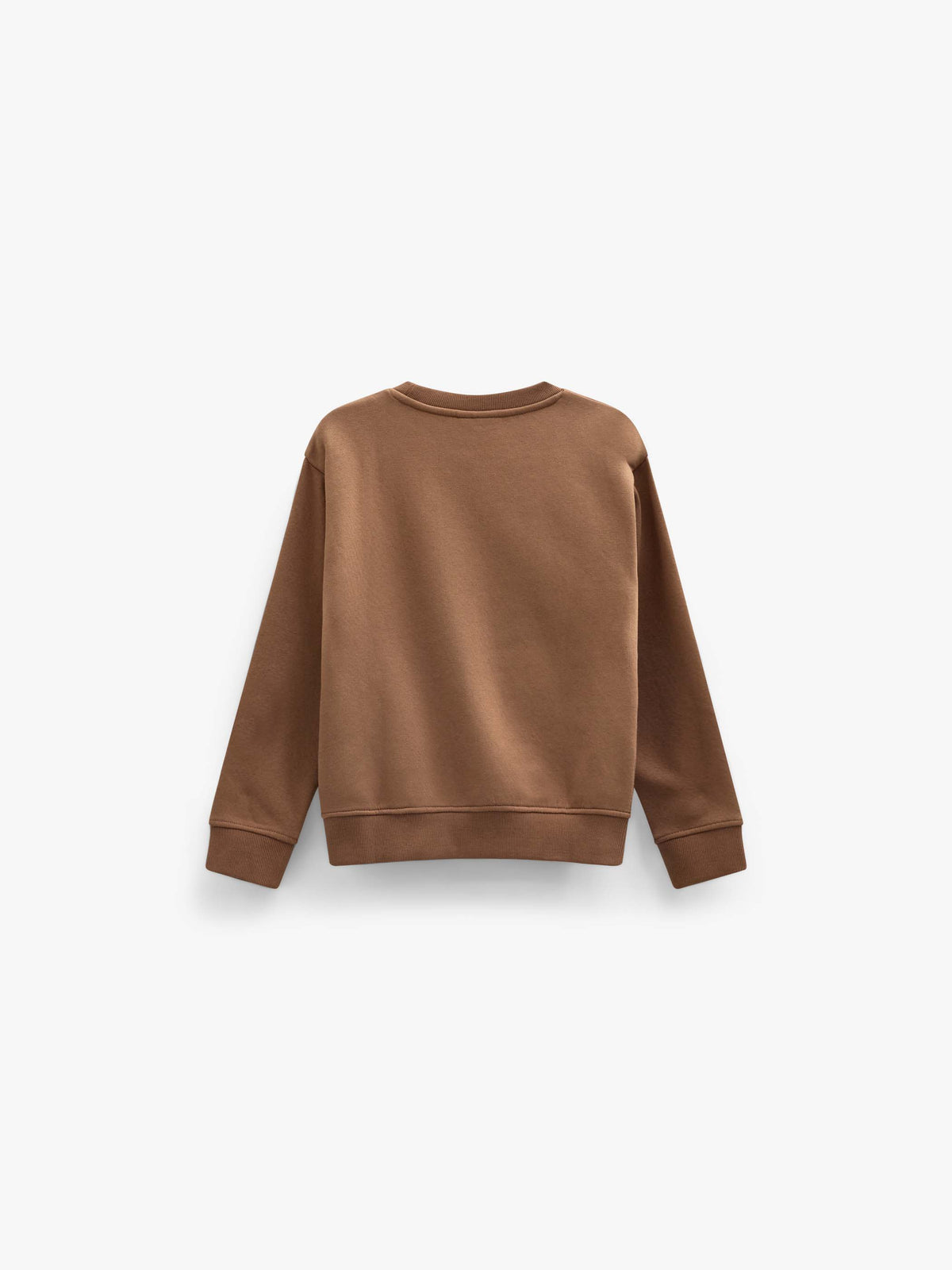 Front Print Crew Neck Sweatshirt - Tween - Toffee | 101621 Joel
