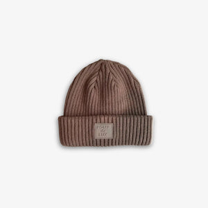 Cotton Knit Beanie - All - Brown | 101517 Todd