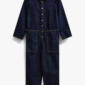 Denim Jumpsuit - Tween - Dark Blue | 101643 River