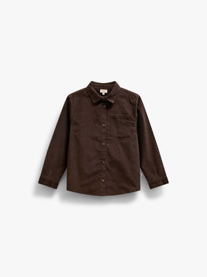 Corduroy Shirt - Tween - Dark Brown | 101656 Jonny
