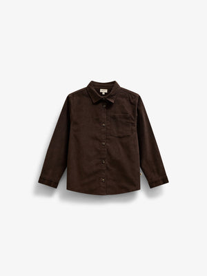 Corduroy Shirt - Tween - Dark Brown | 101656 Jonny