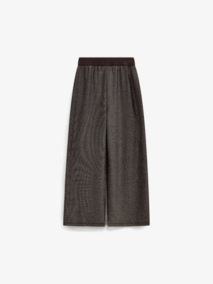 Lurex Trousers - Kids - Dark Brown | 101667 Helen
