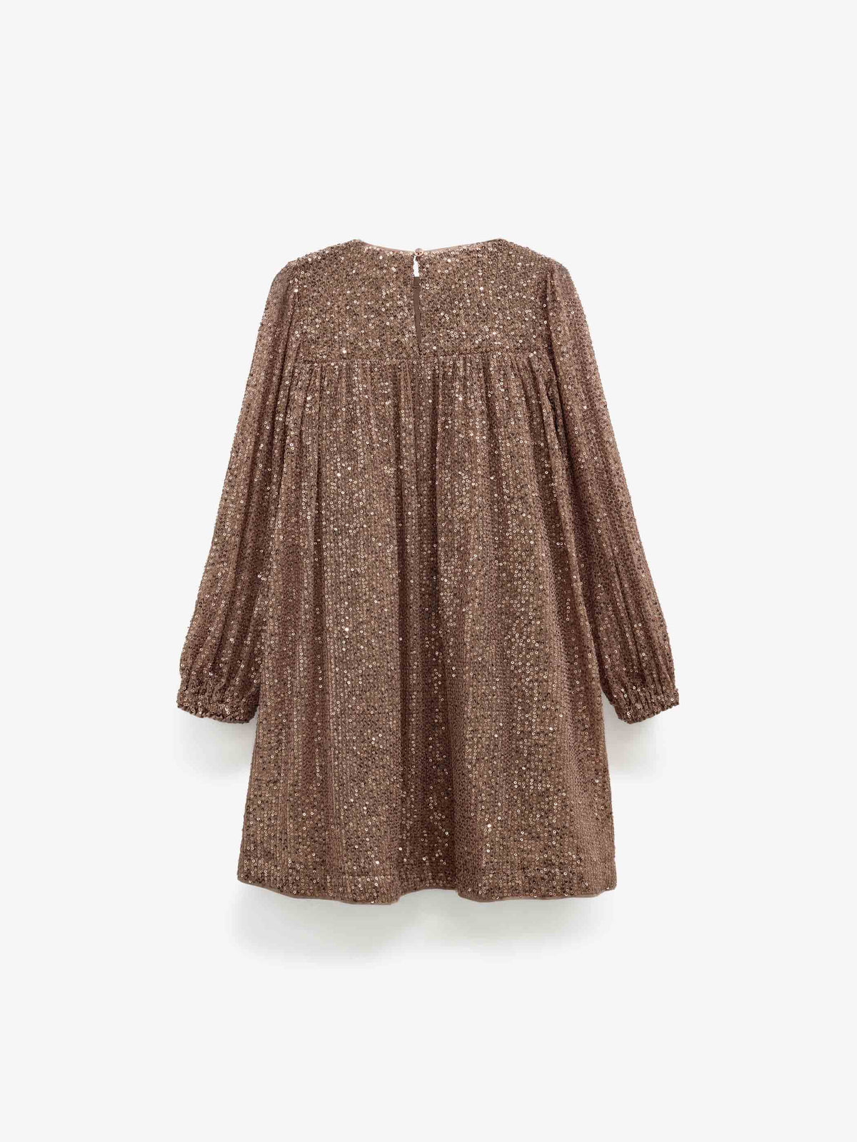 Sequin Dress - Kids - Light Brown | 101675 Amber