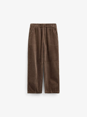 Baggy Corduroy Trousers - Kids - Brown | 101677 Greta