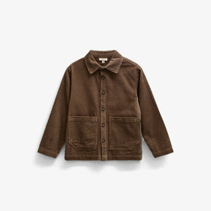Corduroy Overshirt with Oversized Pockets - Tween - Brown | 101682 Greta