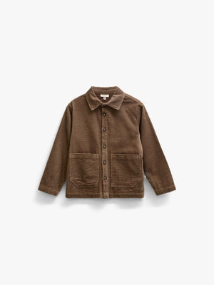 Corduroy Overshirt with Oversized Pockets - Tween - Brown | 101682 Greta