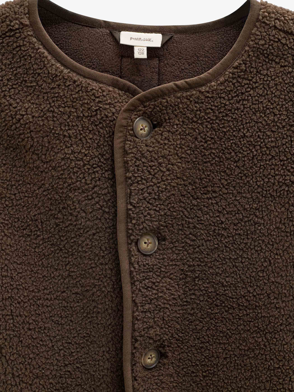 Teddy Vest - Kids - Dark Brown | 101685 Della