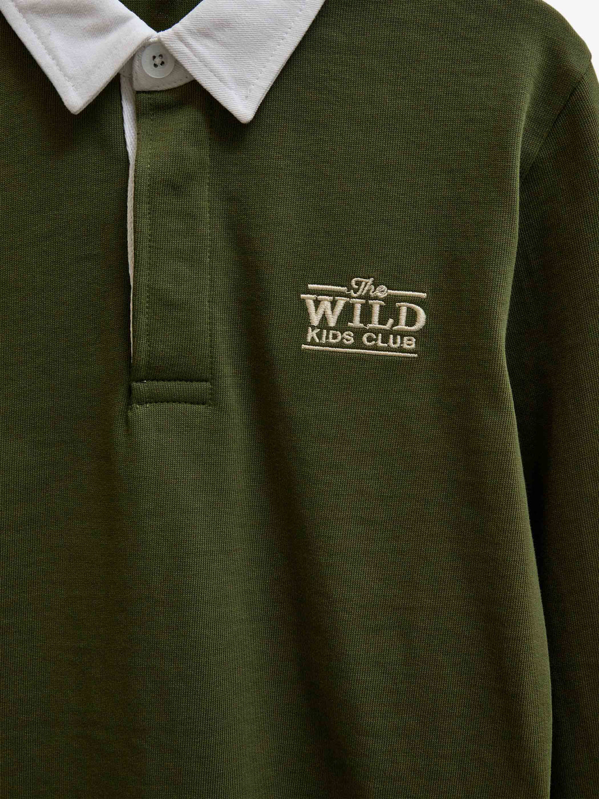 Long-Sleeve Jersey Polo - Tween - Moss Green | 101692 Ruben