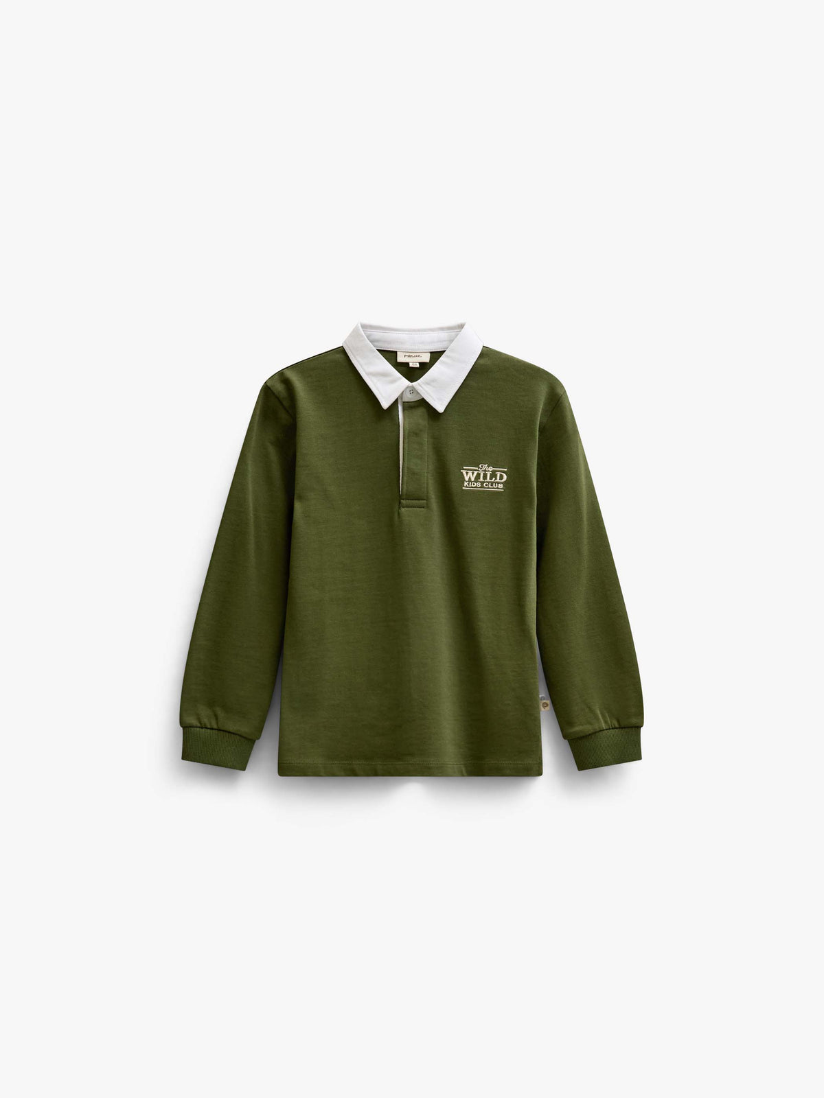 Long-Sleeve Jersey Polo - Kids - Moss Green | 101691 Ruben