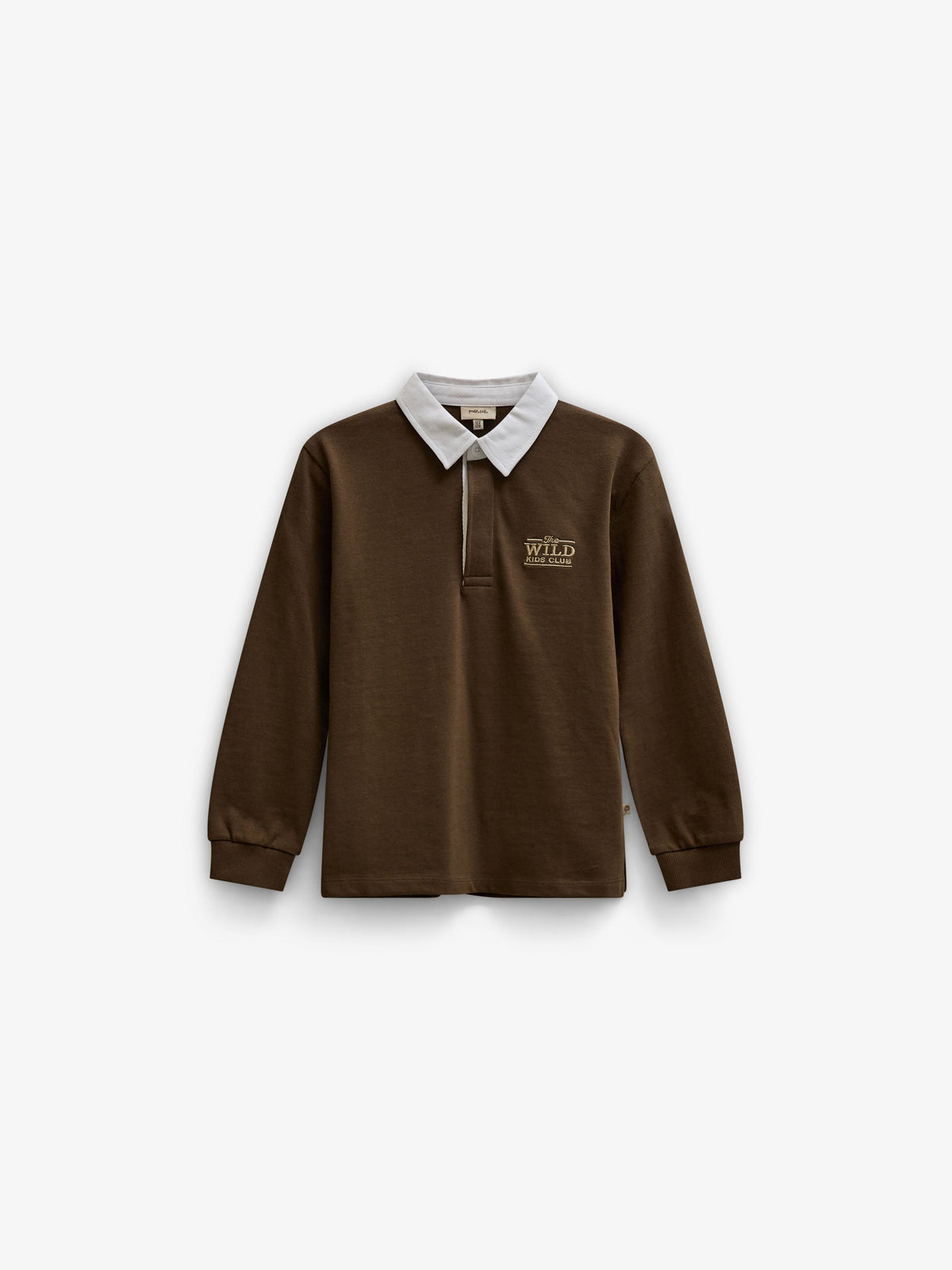 Long-Sleeve Jersey Polo - Tween - Dark Brown | 101694 Ruben