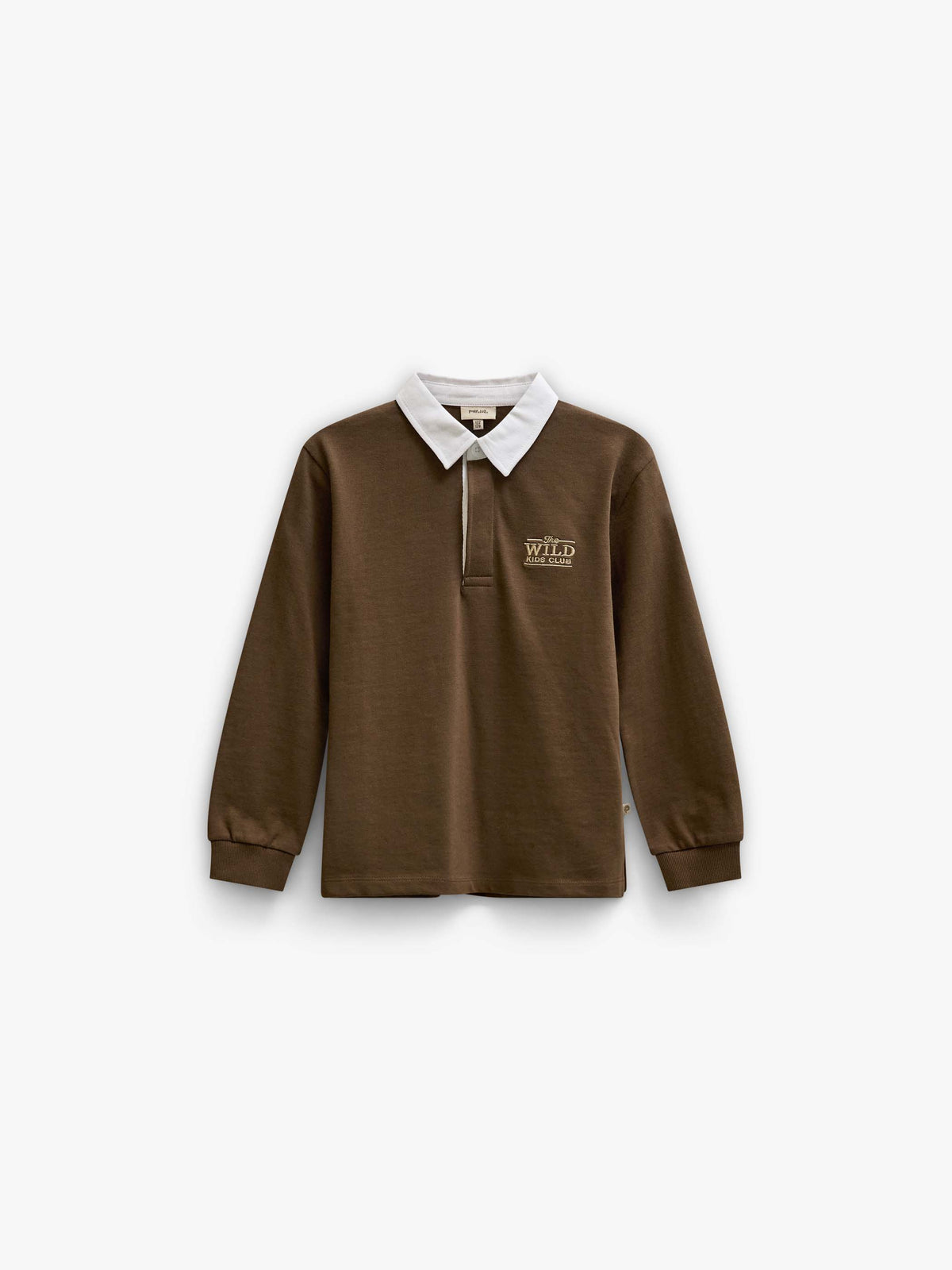 Long-Sleeve Jersey Polo - Tween - Dark Brown | 101694 Ruben