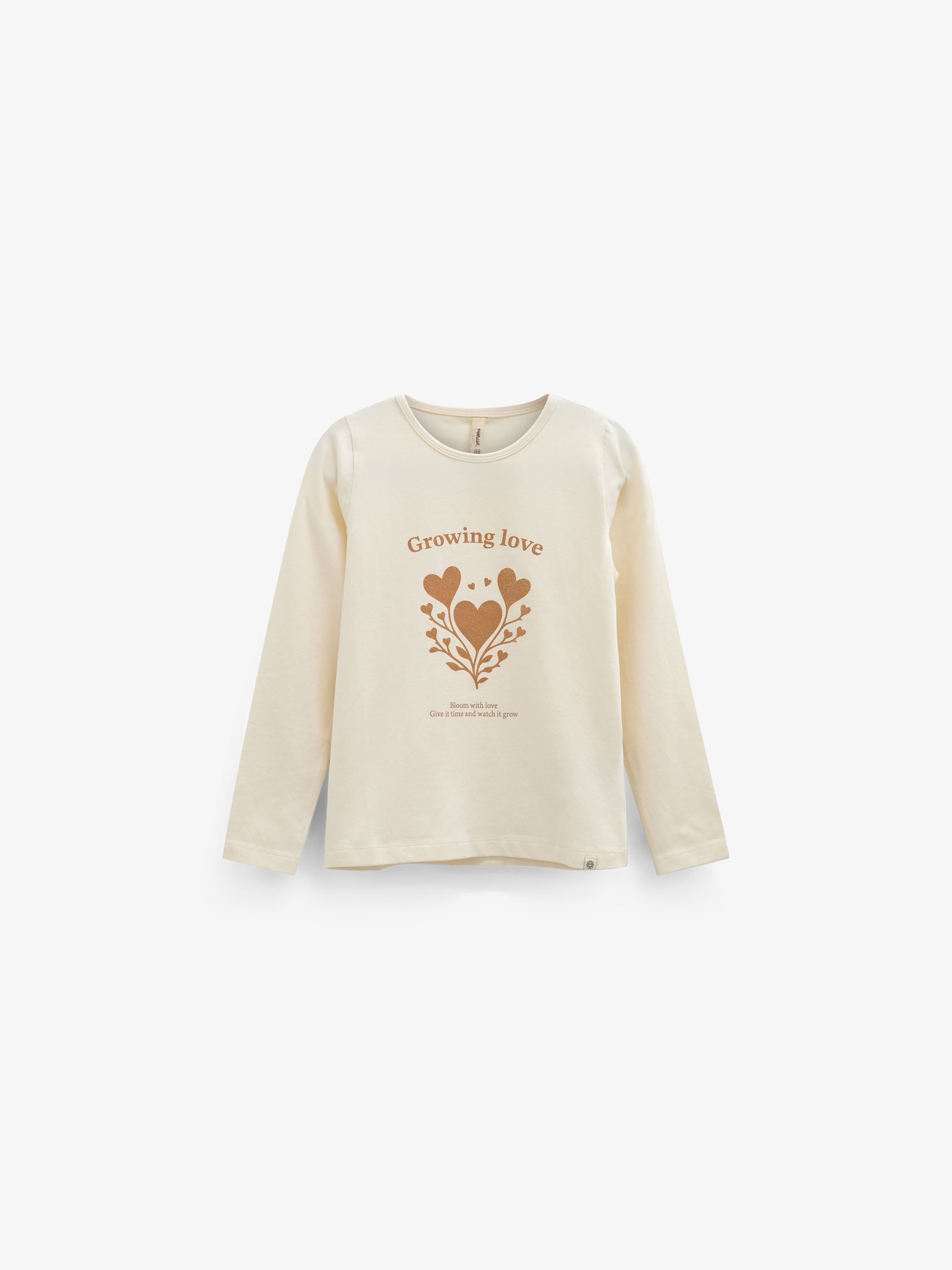 Long-Sleeve T-Shirt with Front Print - Tween - Offwhite | 101712 Piper