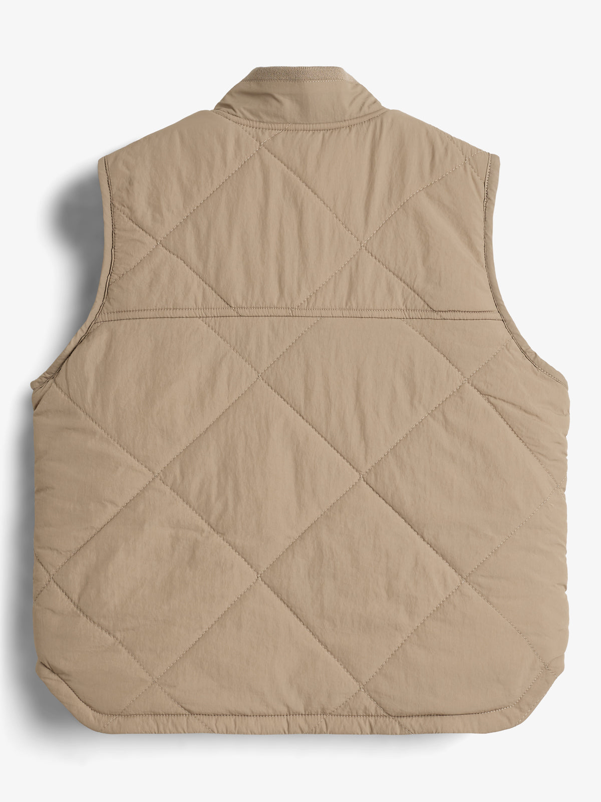 Quilted Gilet - Kids - Dark beige