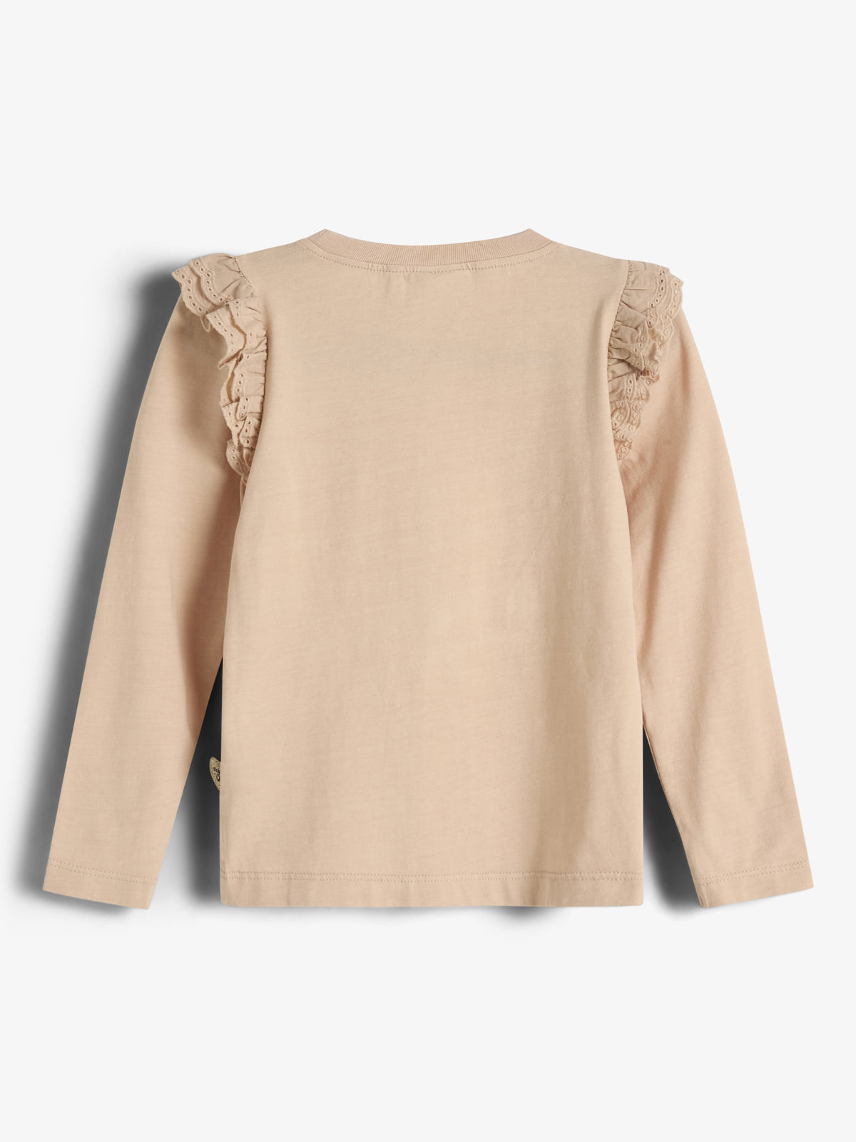 Frill Cap Jersey Blouse - Kids - Moonlight