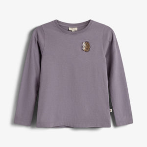 Hedgie Long Sleeve T-shirt - Kids - Dusty Purple
