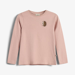 Hedgie Long Sleeve T-shirt - Kids - Rose