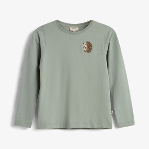 Hedgie Long Sleeve T-shirt - Kids - Light Green