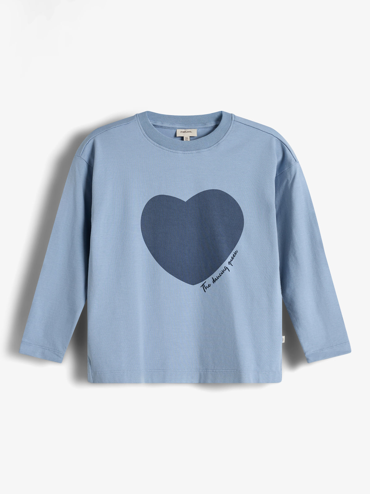 Heart Long Sleeve T-shirt - Kids - Blue