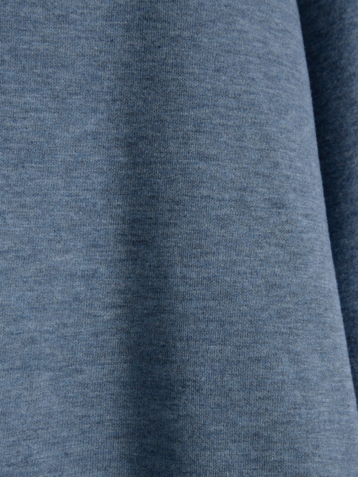 Plush Jersey Pierrot Collar Blouse - Kids - Blue Melange
