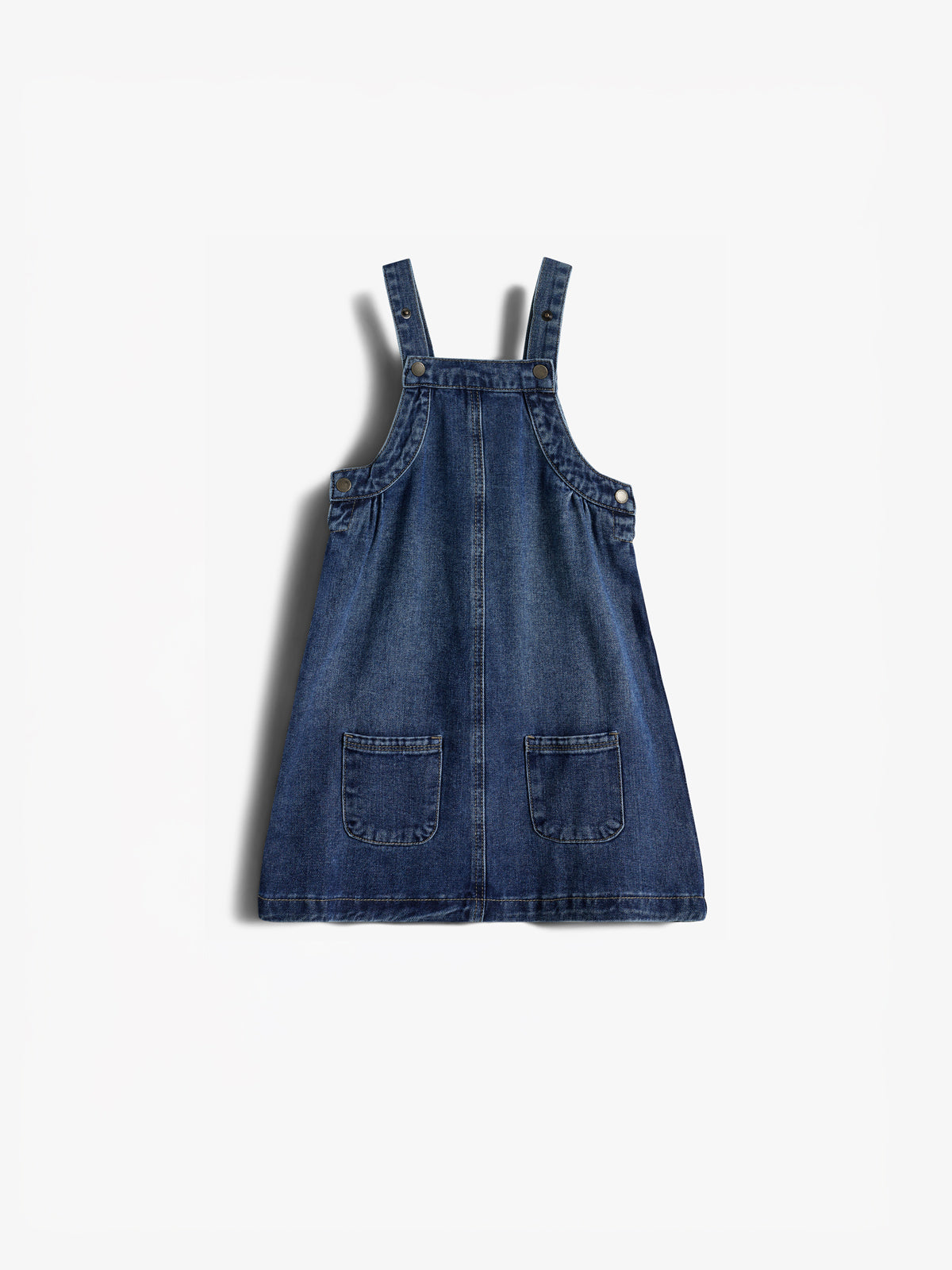 Denim Spencer Dress - Kids - Dark Blue Denim