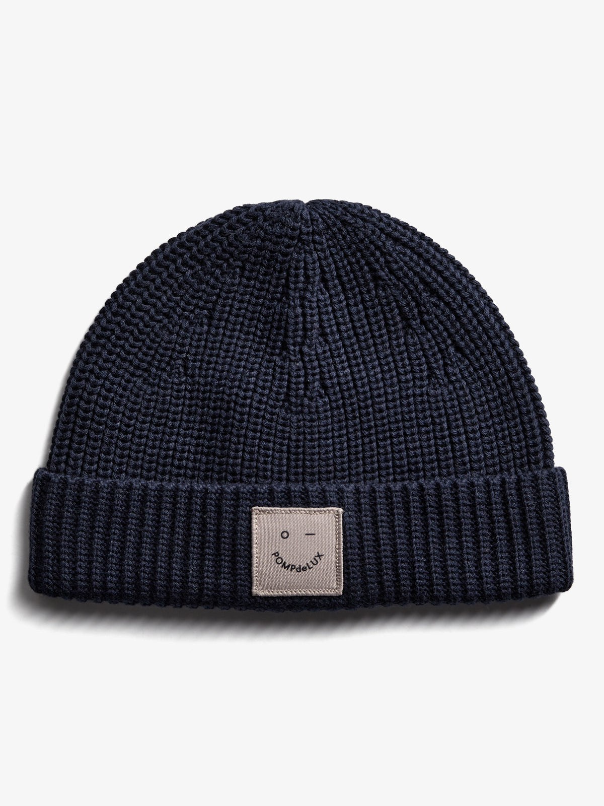 Ribbed Knit Beanie - Kids - Navy