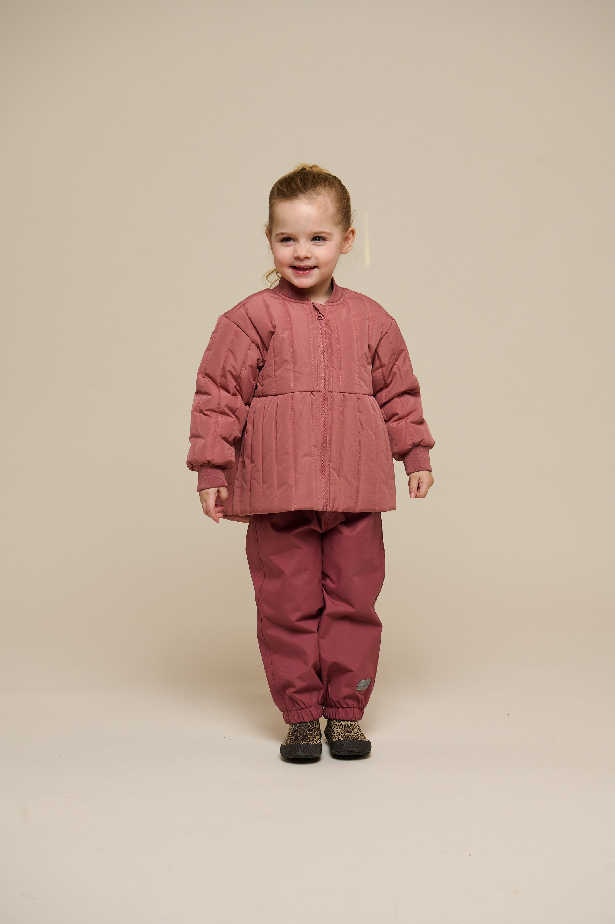 Thermal Tech Jacket - Kids - Old Rose | 101108 Elle
