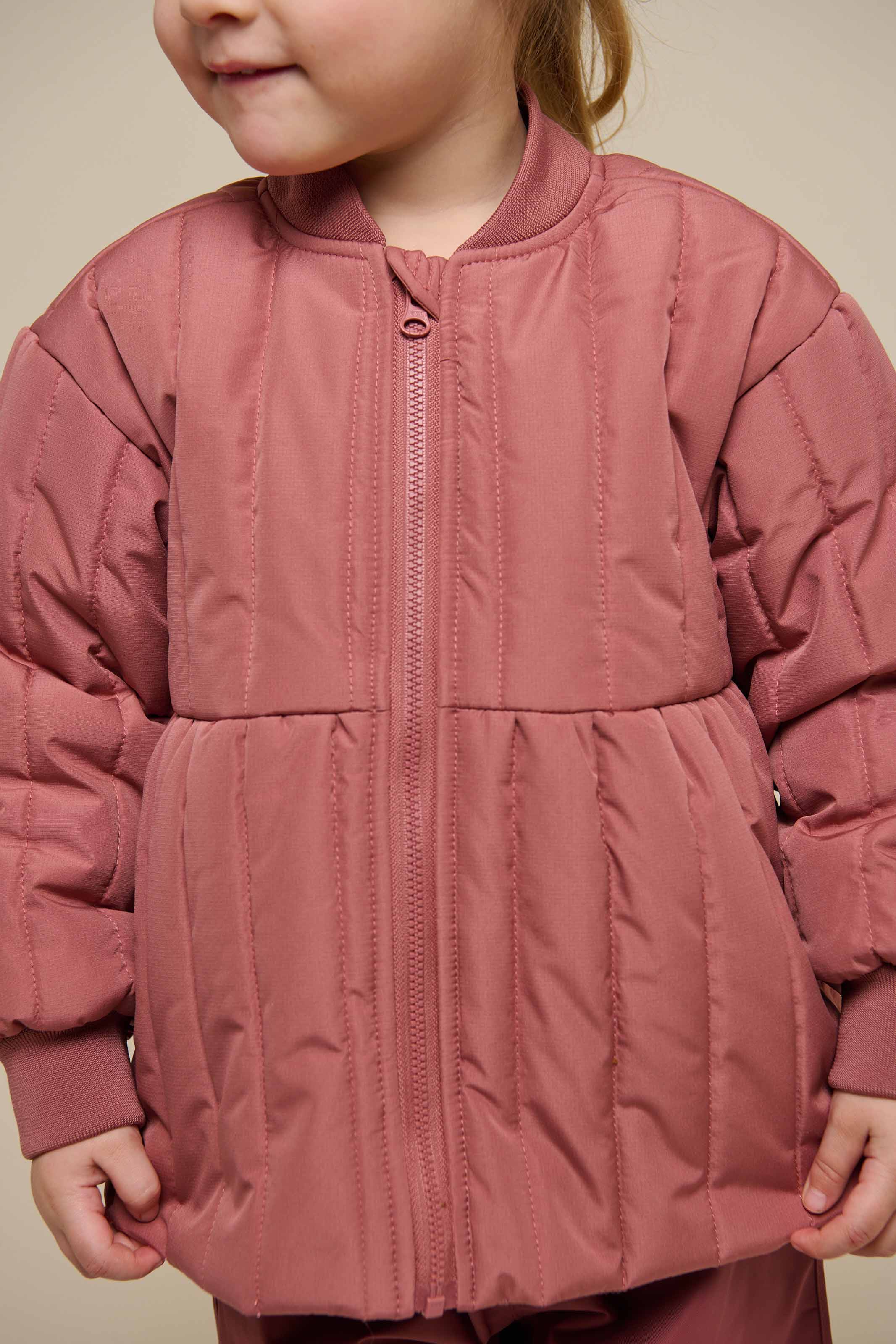 Thermal Tech Jacket - Kids - Old Rose | 101108 Elle