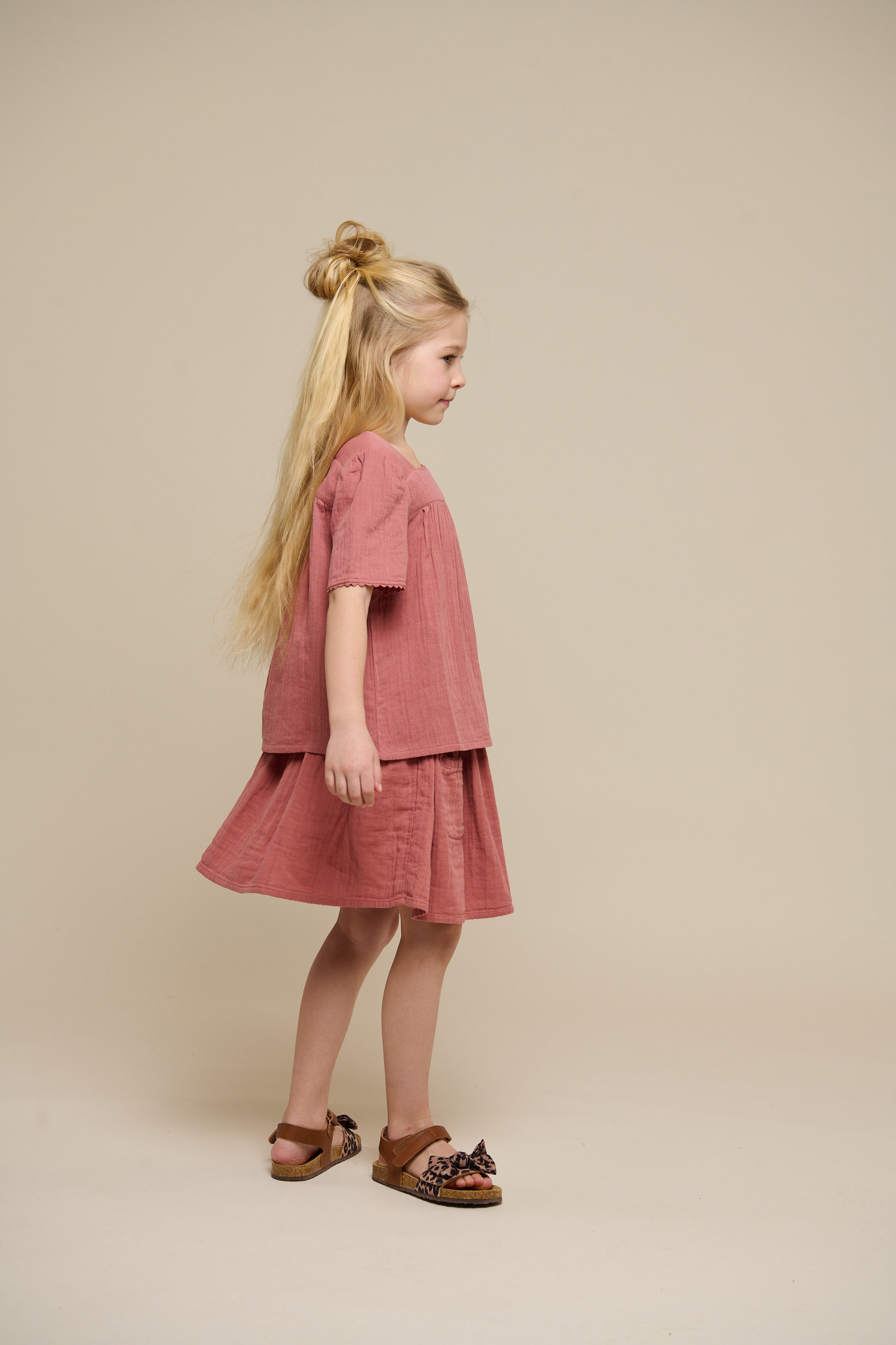 Gauze Skirt - Tween - Old Rose | 100939 Jasmine