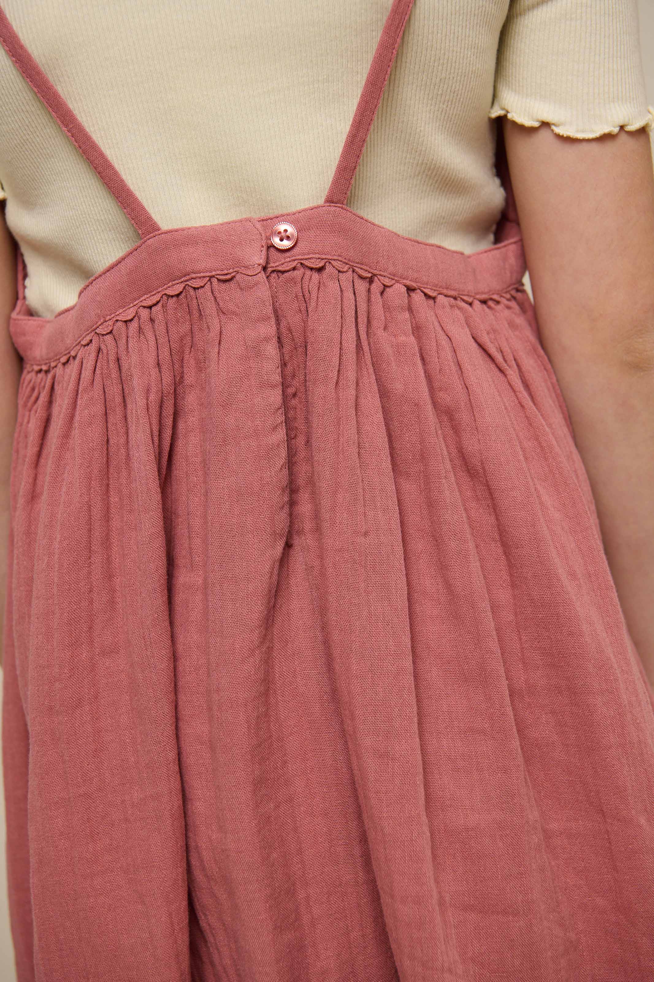 Gauze Strap Dress - Tween - Old Rose | 100912 Jasmine