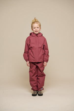 Shell Jacket with Drawstring - Tween - Vintage Red | 100496 Lucy