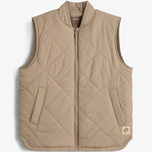 Quilted Gilet - Kids - Dark beige