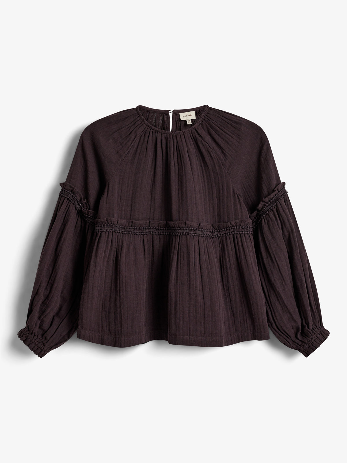 Boho Blouse - Tween - Dark Purple