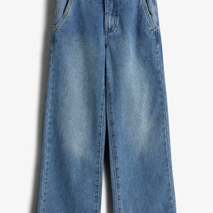 Wide Leg Jeans - Tween - Blue Denim